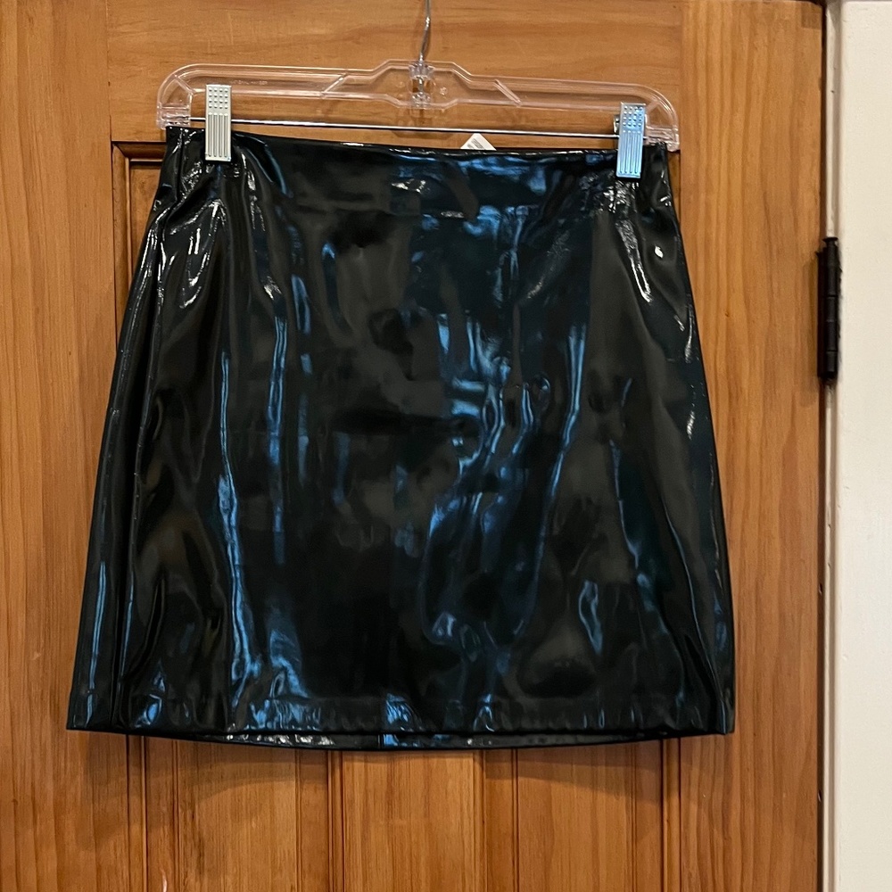 Gianni Bini Pleather Mini Skirt